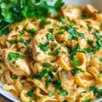 Chicken with Buttered Noodles