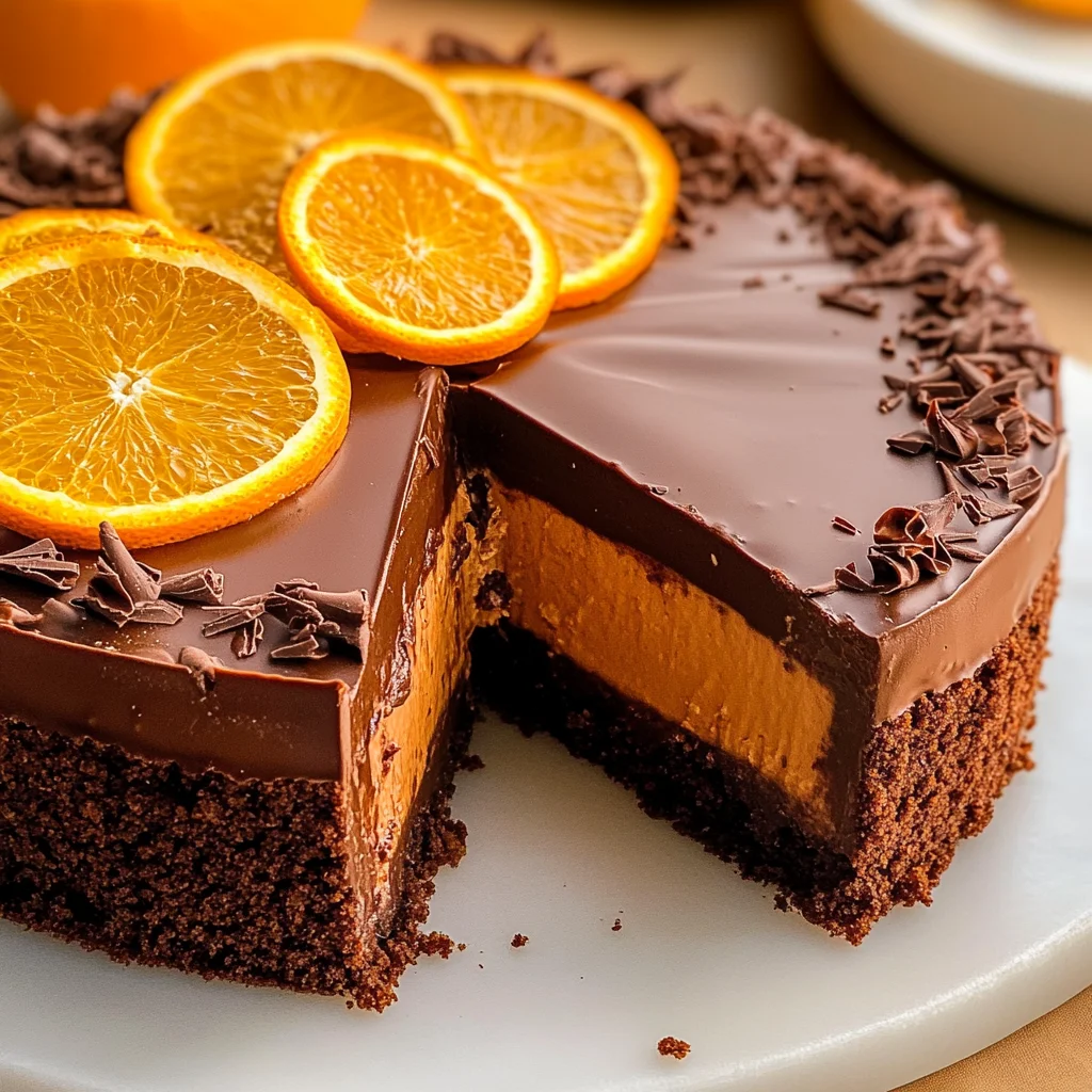 Chocolate Orange Cheesecake