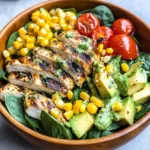 Cilantro Lime Grilled Chicken Salad