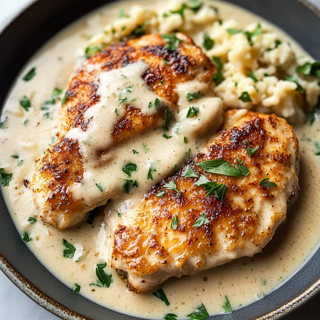 Creamy Garlic Parmesan Chicken Breast