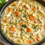 Crockpot Creamy Chicken Noodle Soup