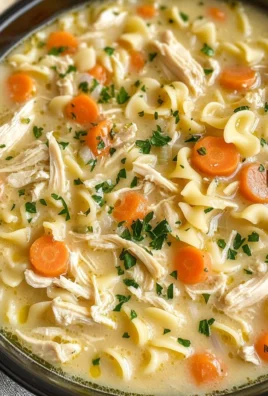 Crockpot Creamy Chicken Noodle Soup