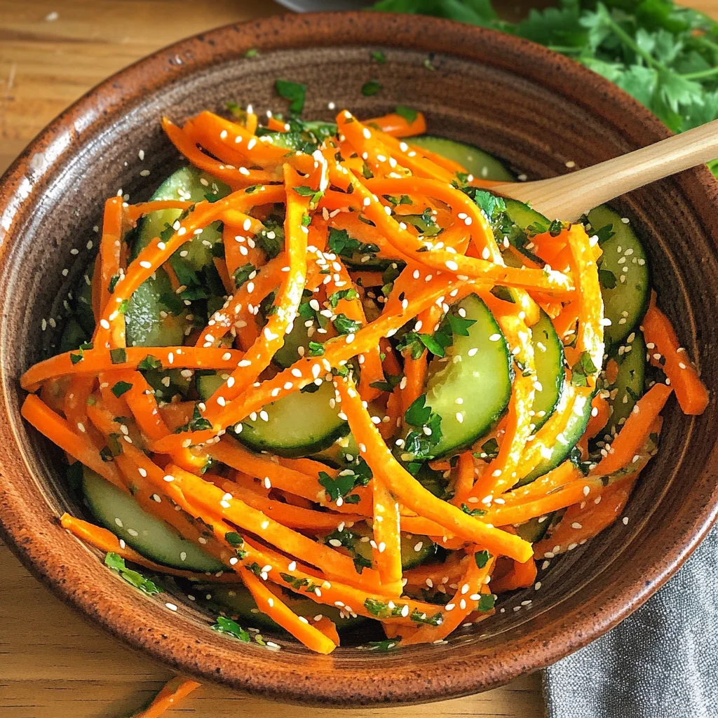 Cucumber Carrot Salad