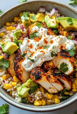 Delicious Street Corn Chicken Rice Bowl Recipe