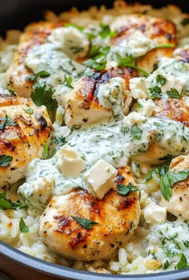Dump-and-Bake Chicken Tzatziki Casserole