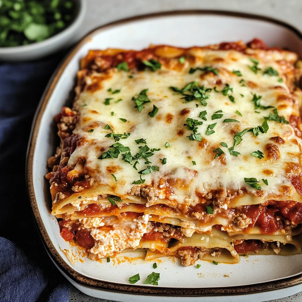 Easy Healthy Lasagna
