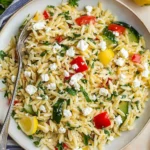 Easy Lemon Orzo Salad with Feta