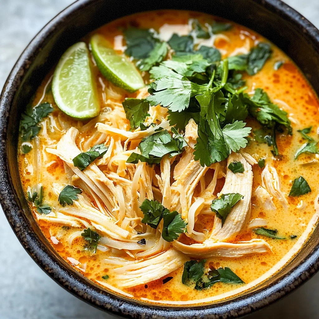 Easy Thai Chicken Curry Soup