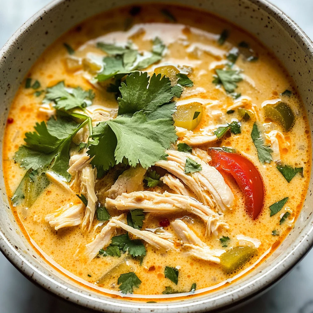 Easy Thai Coconut Chicken Soup