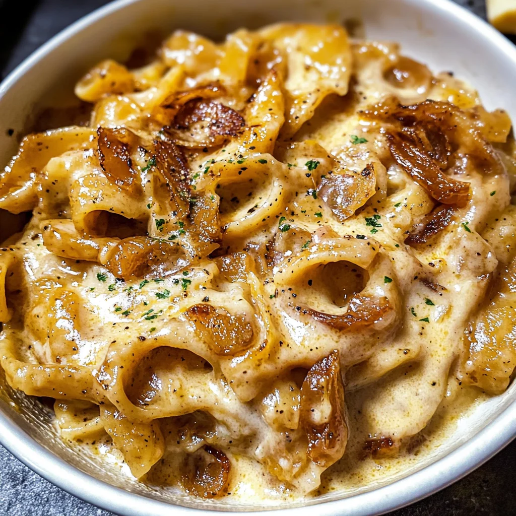 French Onion Pasta Recipe