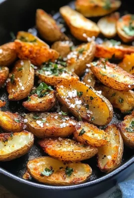 Garlic Herb Roasted Potato Skins
