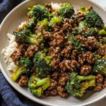 Ground Beef and Broccoli