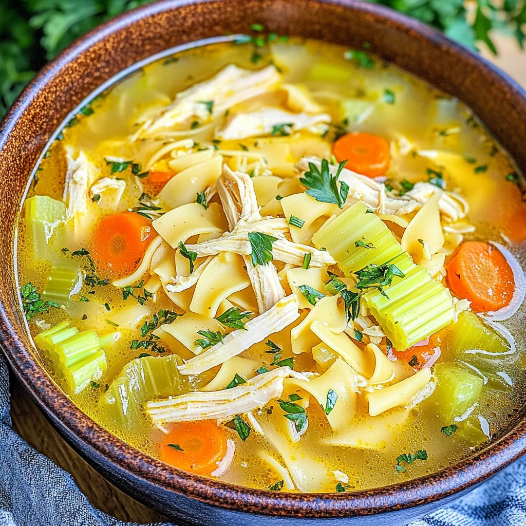 Healing Chicken Noodle Soup