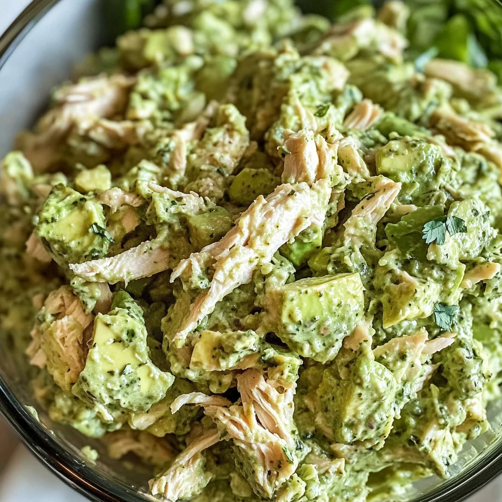 Healthy Green Goddess Chicken Salad (High-Protein)