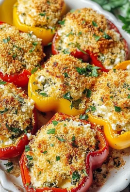 Herby Ricotta Stuffed Peppers