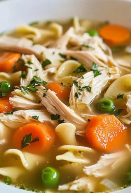 Homemade Crockpot Chicken Noodle Soup