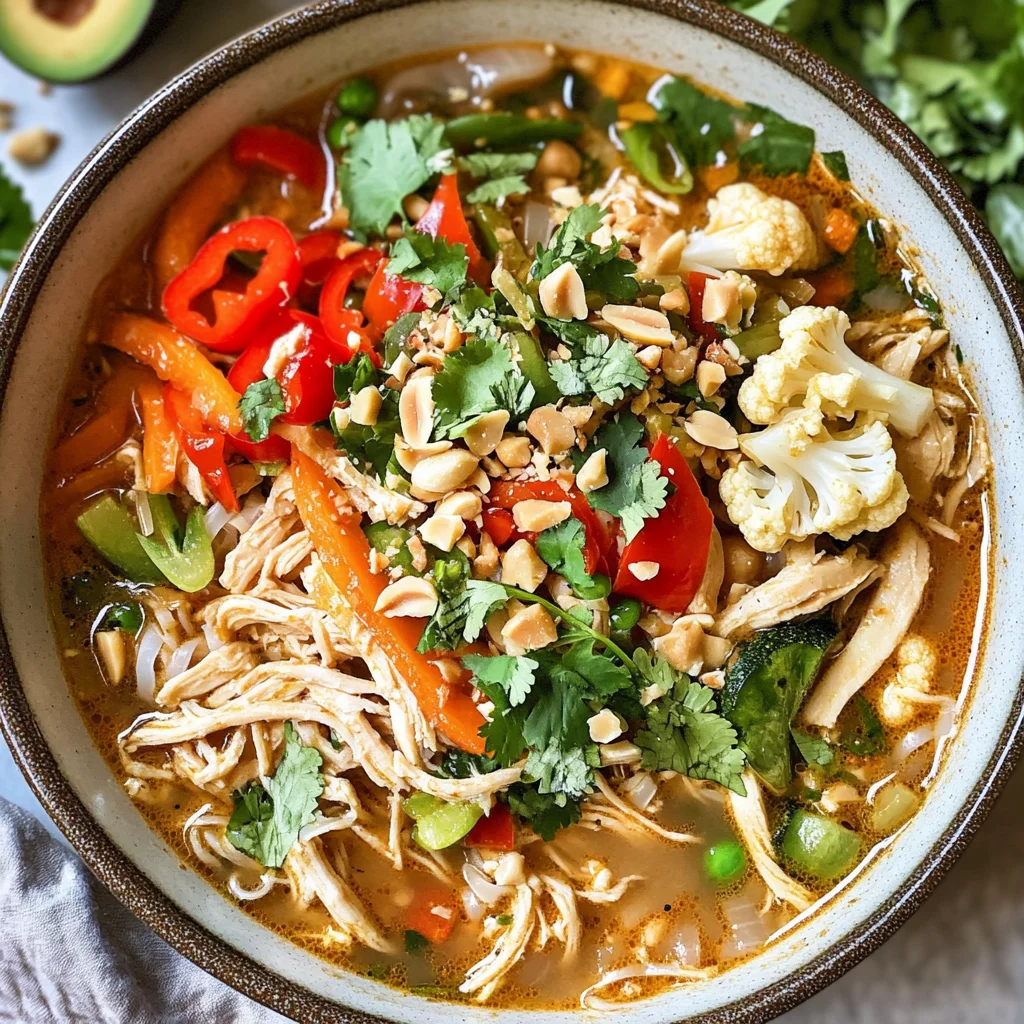 One Pot Thai Chicken Soup