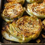 Oven Roasted Garlic Cabbage Steaks
