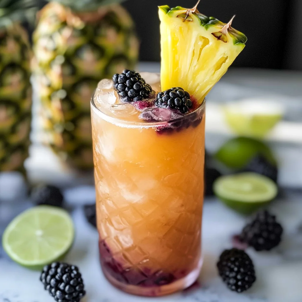 Pineapple Ginger Beer Mocktail