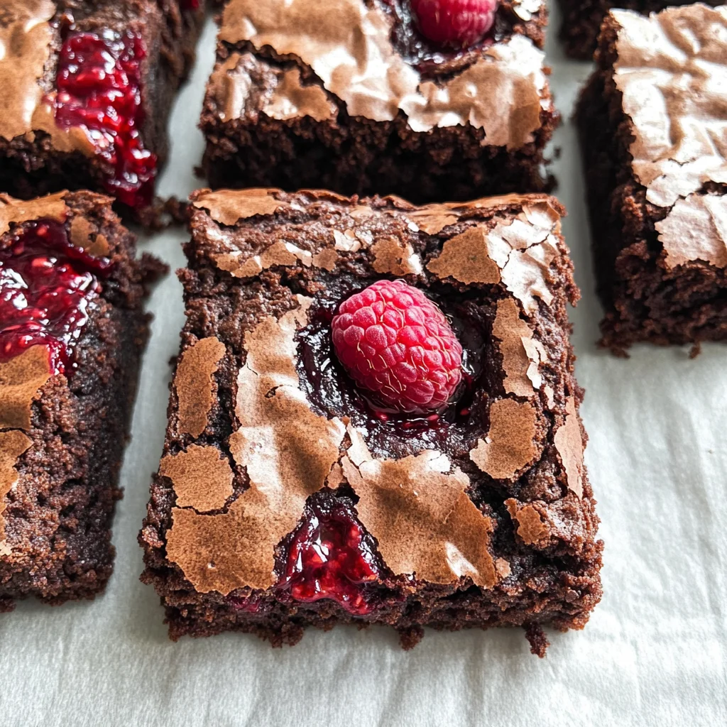 Raspberry Brownies