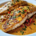 Red Snapper with Creamy Creole Sauce