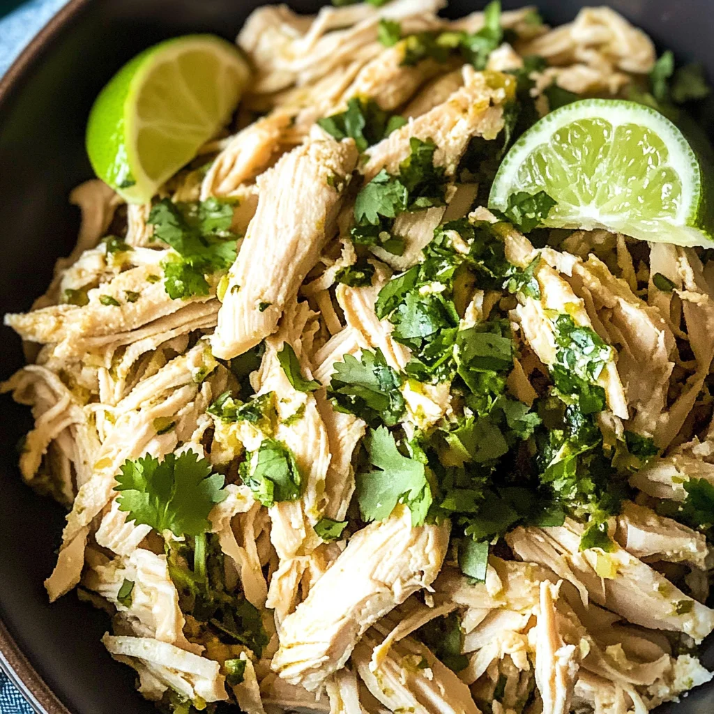 Slow Cooker Cilantro Lime Chicken