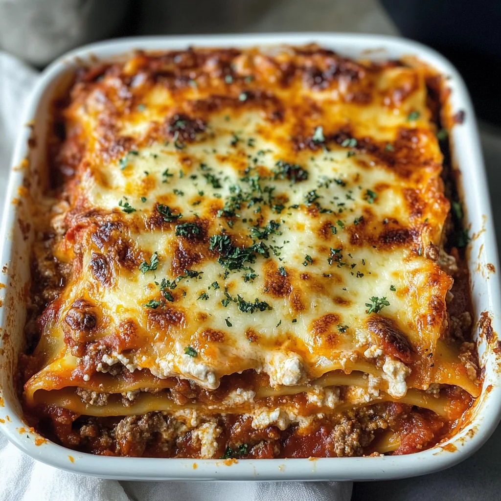 Small Batch Lasagna