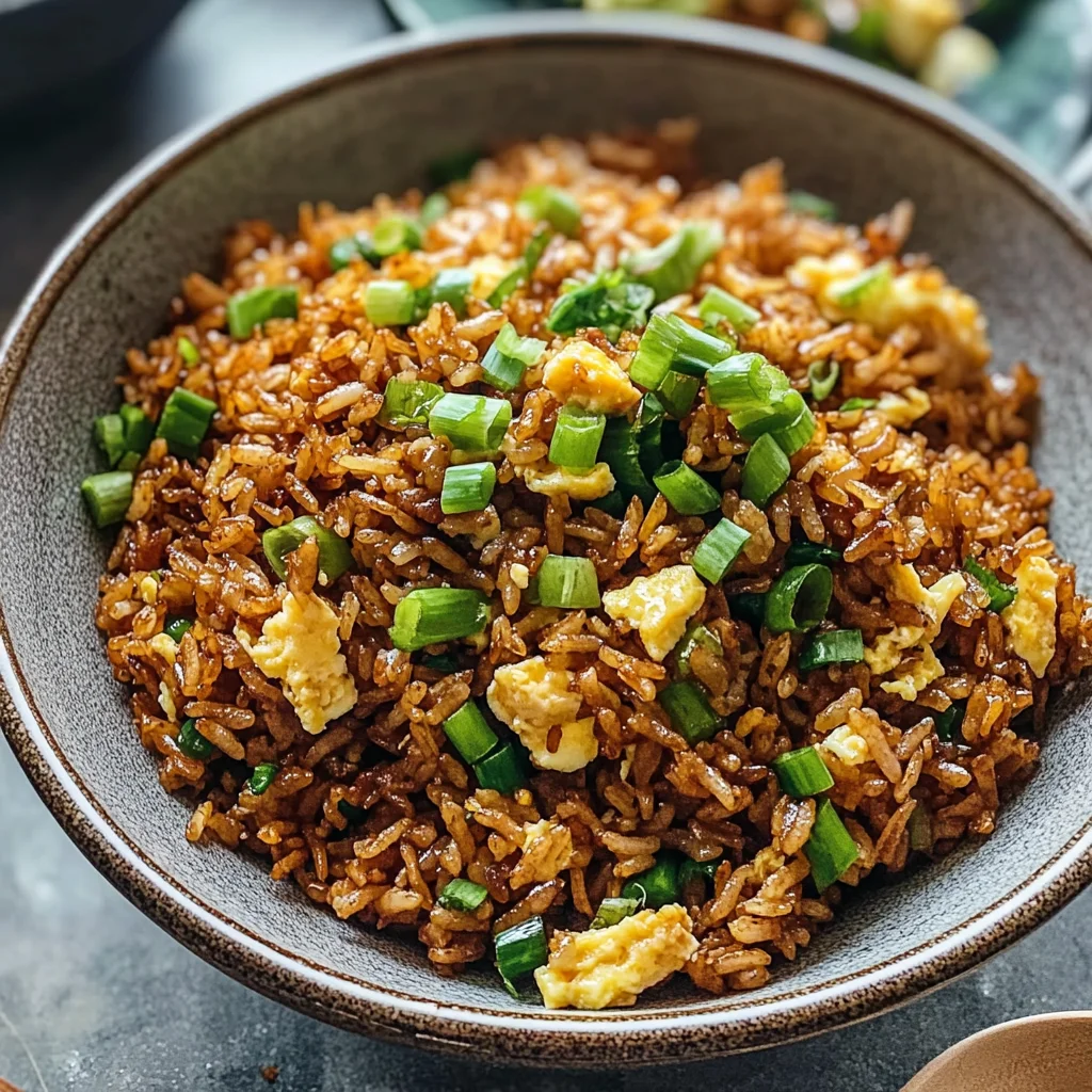 Soy Sauce Fried Rice