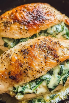 Spinach Stuffed Chicken Breasts