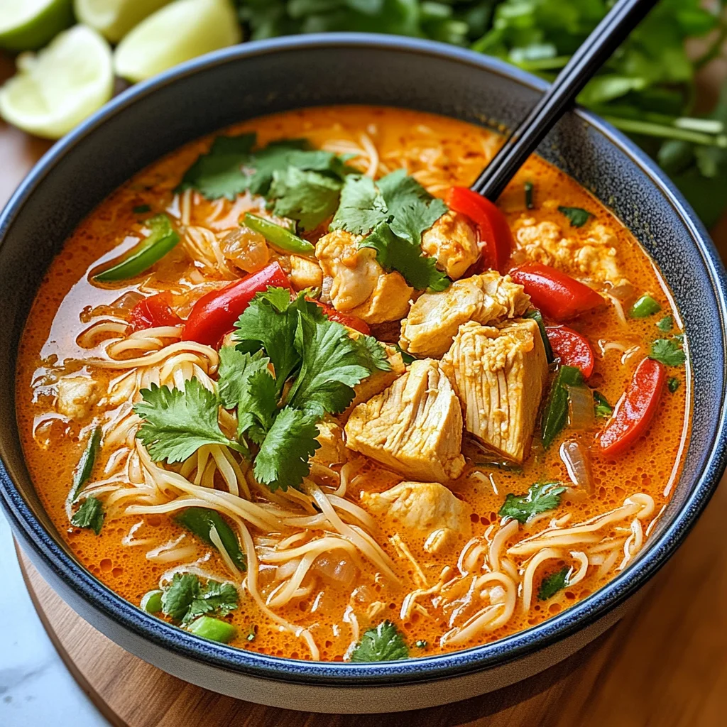 Thai Red Curry Noodle Soup