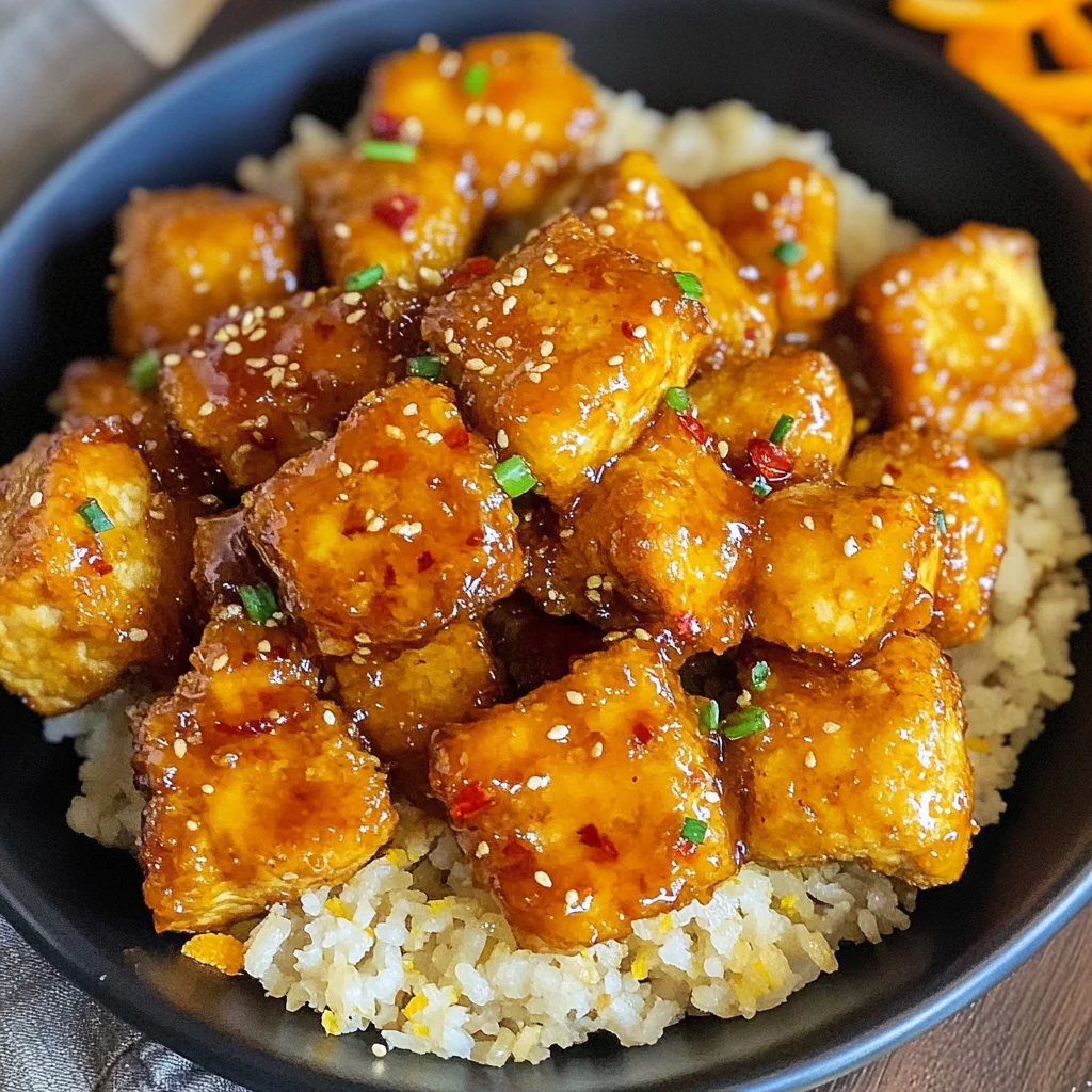 Vegan Orange Chicken (Tofu)