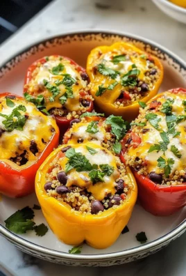 Vegetarian Stuffed Peppers - Mexican-Style