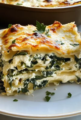 White Lasagna with Spinach