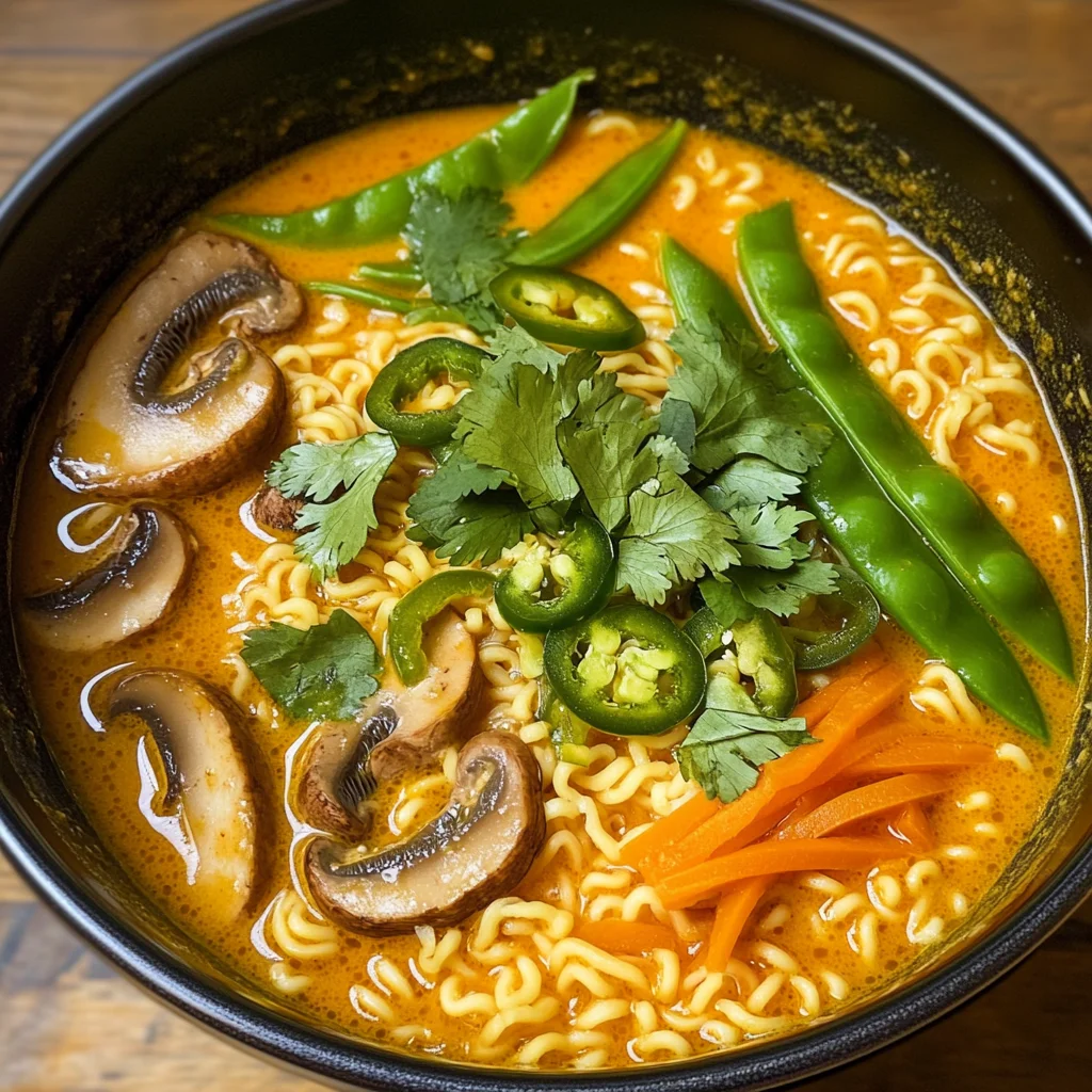 20 Minute Vegan Curry Ramen