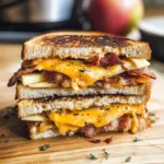 Apple Bacon and Cheddar Grilled Cheese