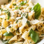 Basil Lemon Pasta Salad