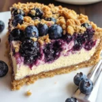 Blueberry Crumble Cheesecake