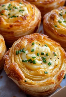 Cheesy Garlic Cruffin