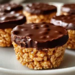 Chocolate Peanut Butter Rice Krispie Cups