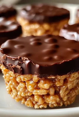 Chocolate Peanut Butter Rice Krispie Cups