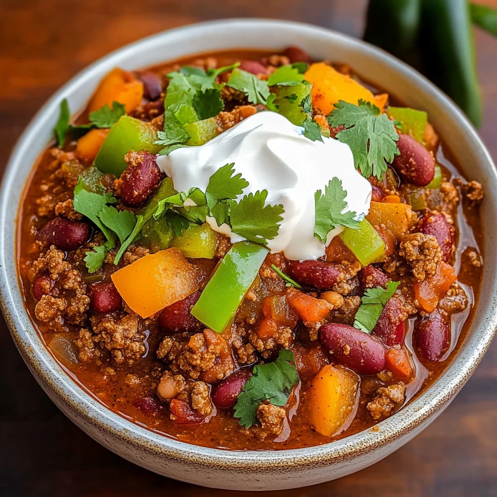 Chorizo Poblano Chili