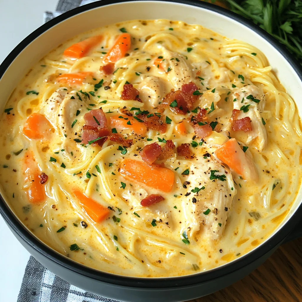 Crack Chicken Noodle Soup