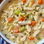 Creamy Chicken Noodle Soup Recipe