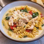Creamy Italian Slow Cooker Chicken Noodle Soup