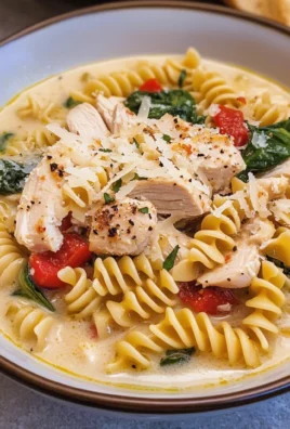 Creamy Italian Slow Cooker Chicken Noodle Soup