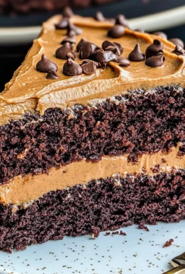 Dark Chocolate Espresso Cake with Brown Butter Frosting