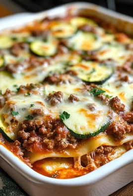 Easy Baked Zucchini Beef Lasagna (Healthier Family Favorite)