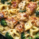 Garlic Parmesan Chicken Tortellini