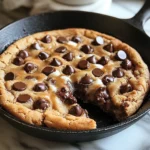 Giant Pan Chocolate Chip Cookie (Skillet-Style)