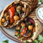 Grilled Chickpea Veggie Pita